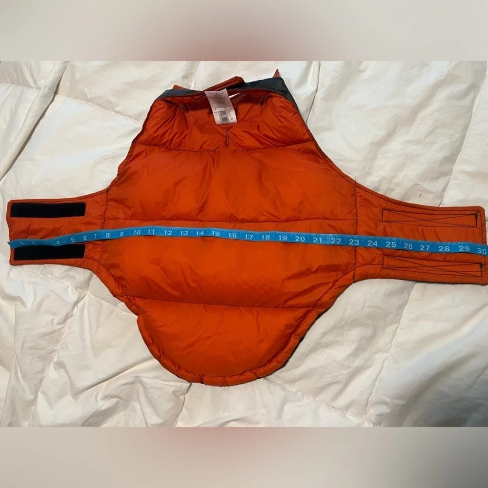 Free Country Dog Jacket Medium Down Insulation Gray Reflective